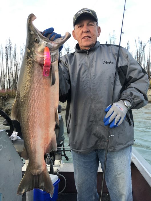 alaska silver salmon fishing