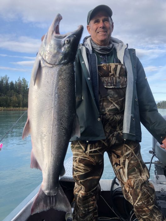 kenai river silver salmon fishing